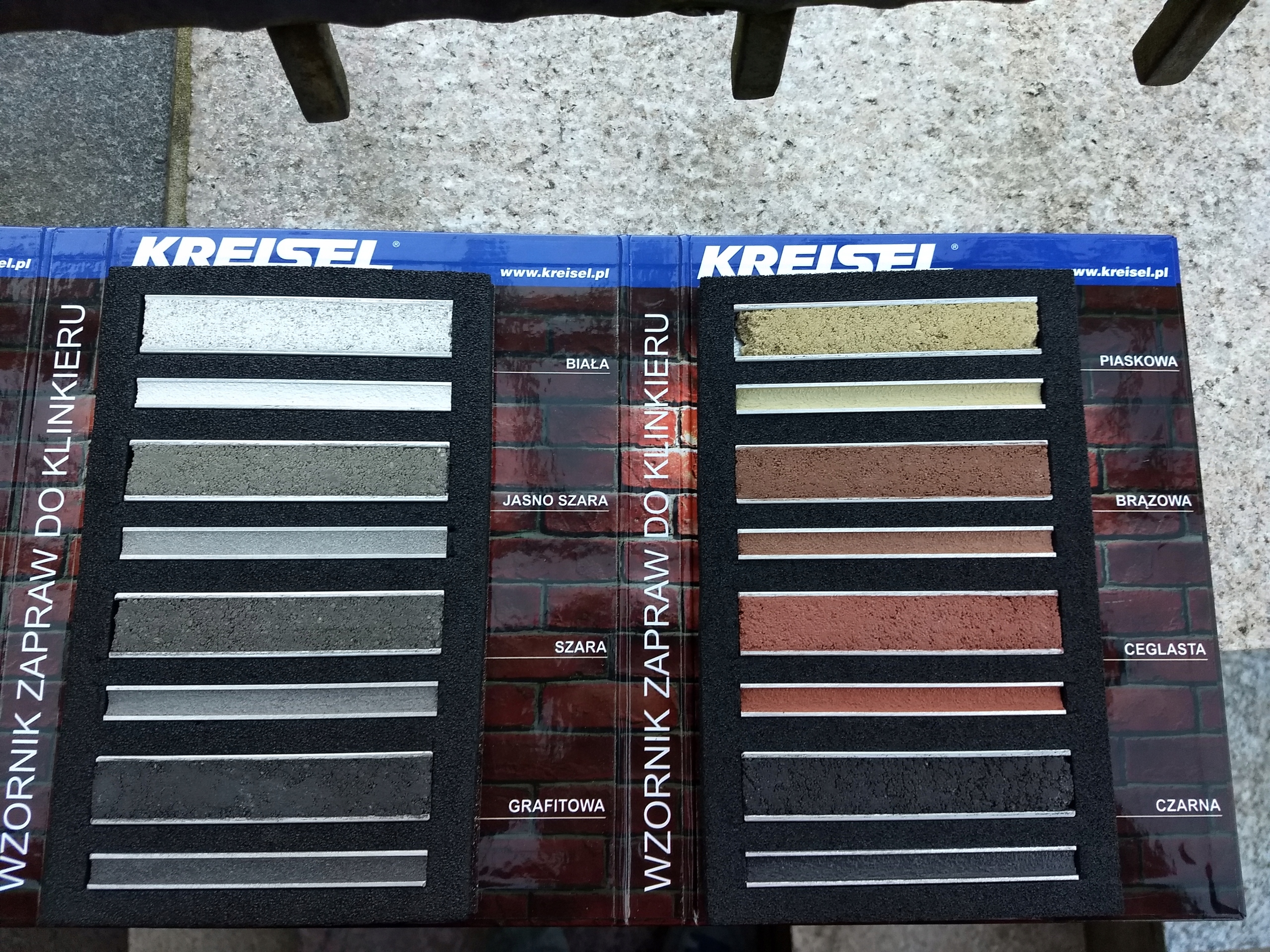 Zaprawa Fuga Spoina PIASKOWA Płytki z Cegły Marka Kreisel