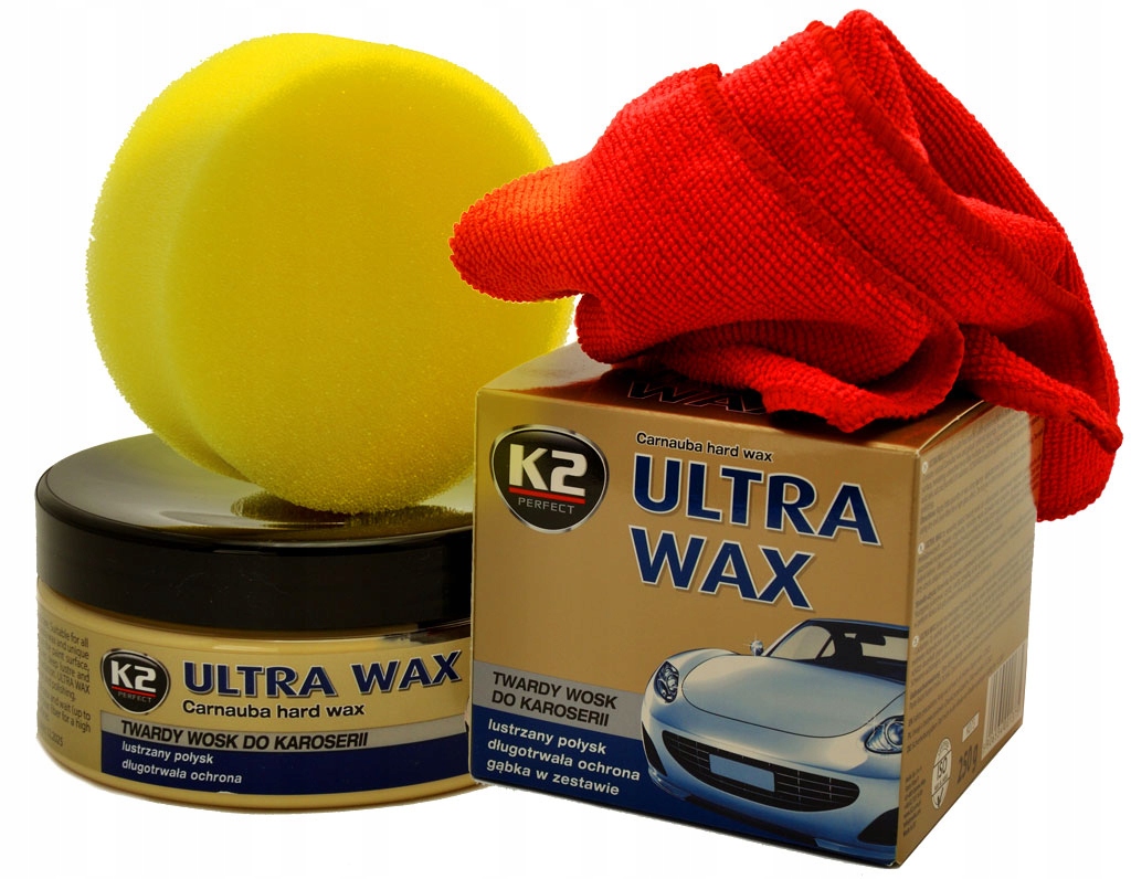 

K2 Ultra Wax Twardy Wosk Aplikator MIkrofibra