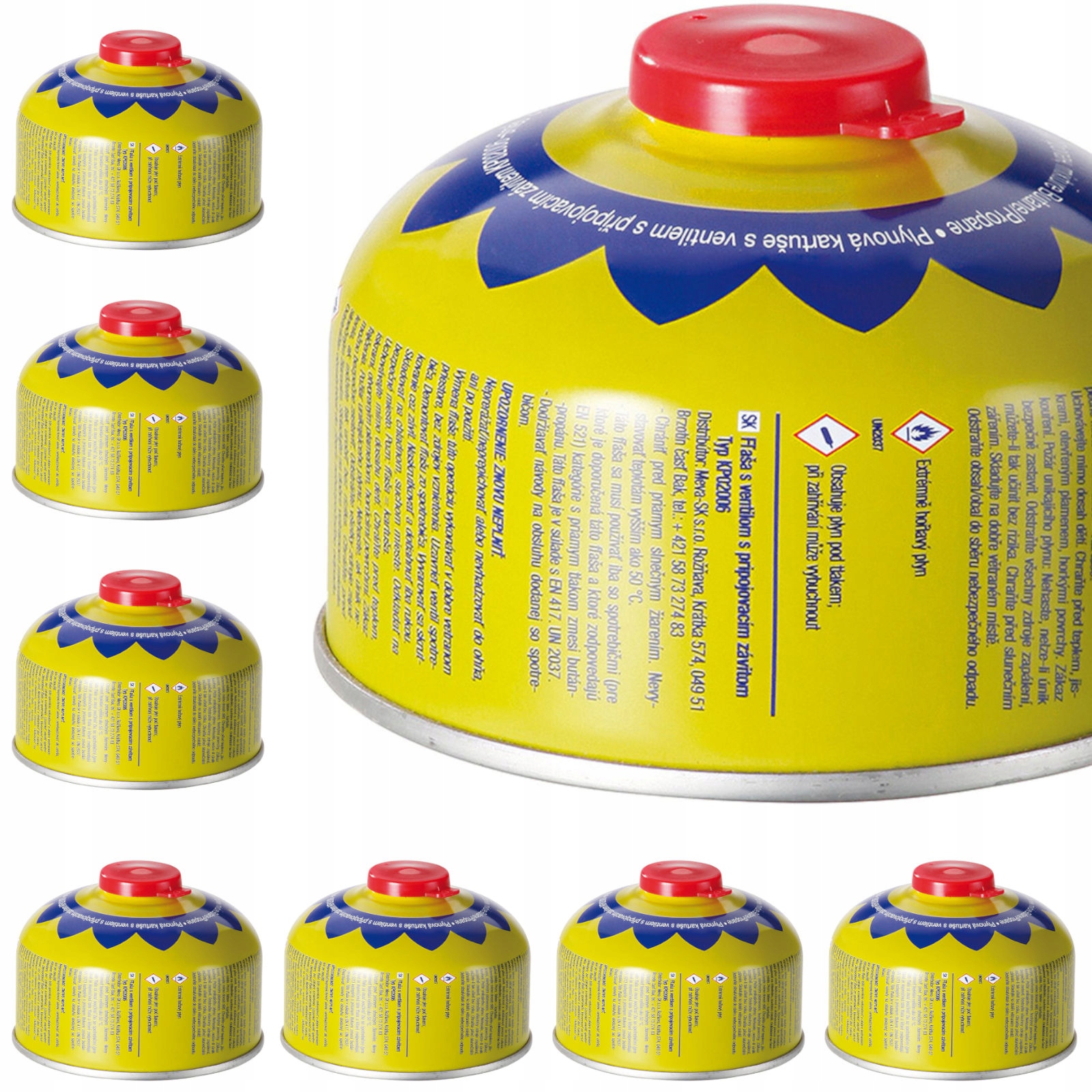 

Kartusz Gazowy 230G Nabój Do Kuchenki Gwint 7/16