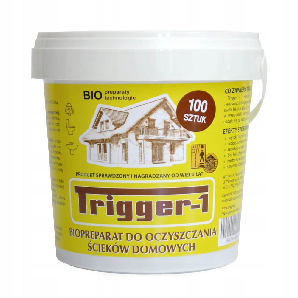

Trigger-1 Bakterie Tabletki do Oczyszczalni 100 sz