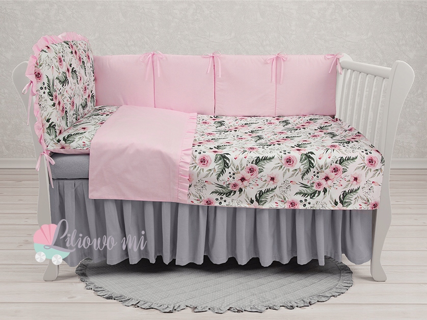 FALBANKA do łóżeczka maskuje i dekoruje Marka Liliowomi
