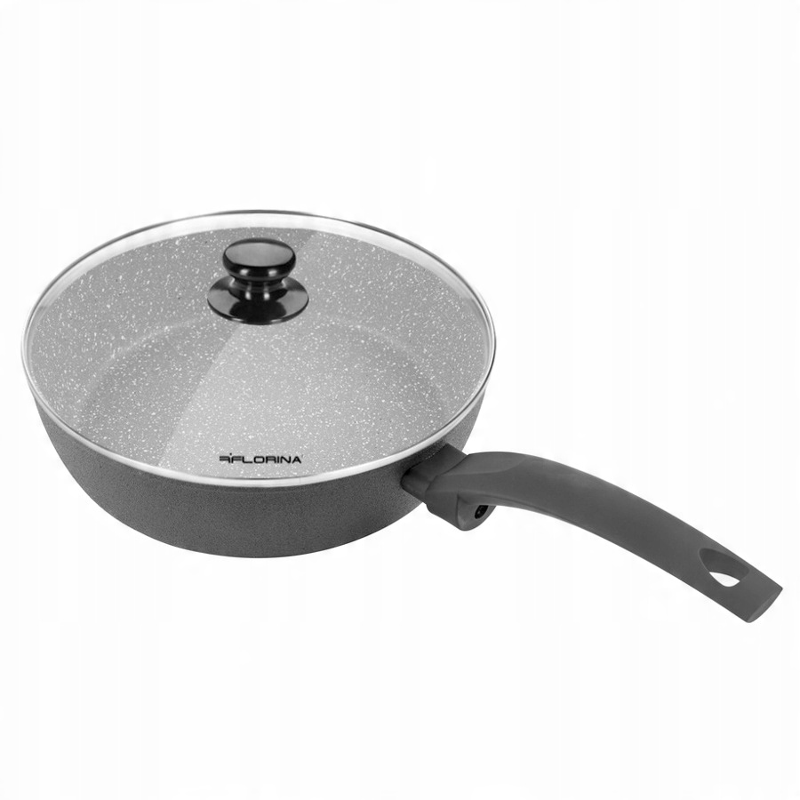 

Patelnia Z Powłoką Kamienną Salva 24cm +pokrywka