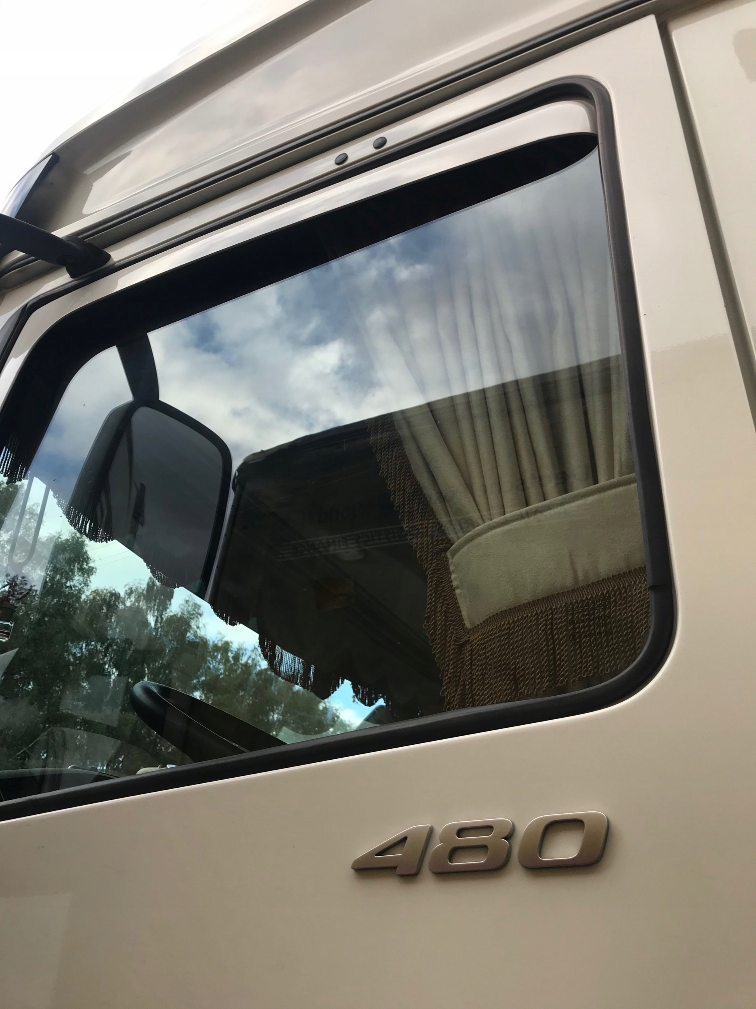 ZASLONY FIRANY TIR VOLVO FH 12 15 FH 4 haki