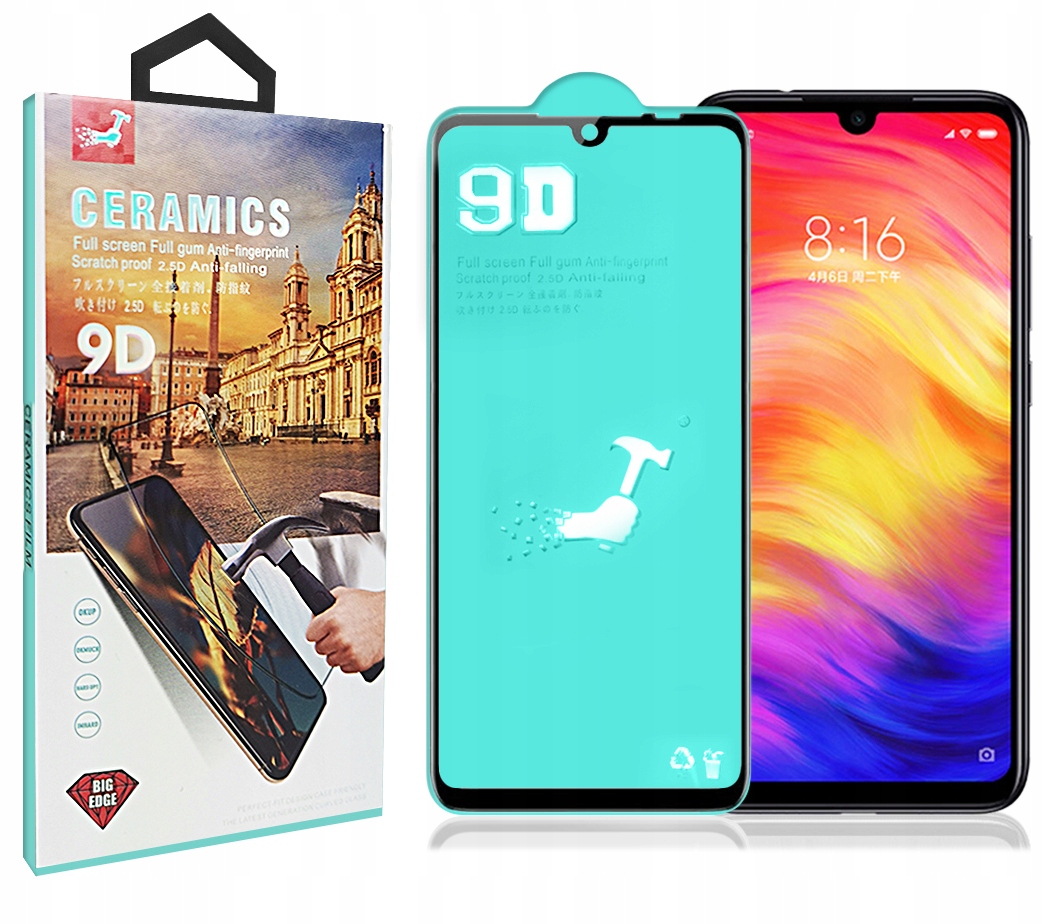

Szkło Ceramics Hydrogel 5D Do Xiaomi Redmi Note 7