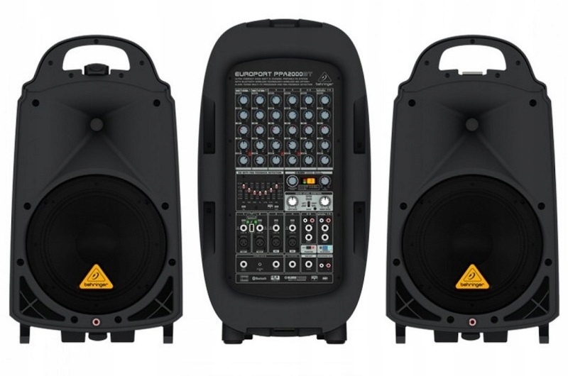 Přenosný ozvučovací systém Behringer 2000 W, 2 reproduktory