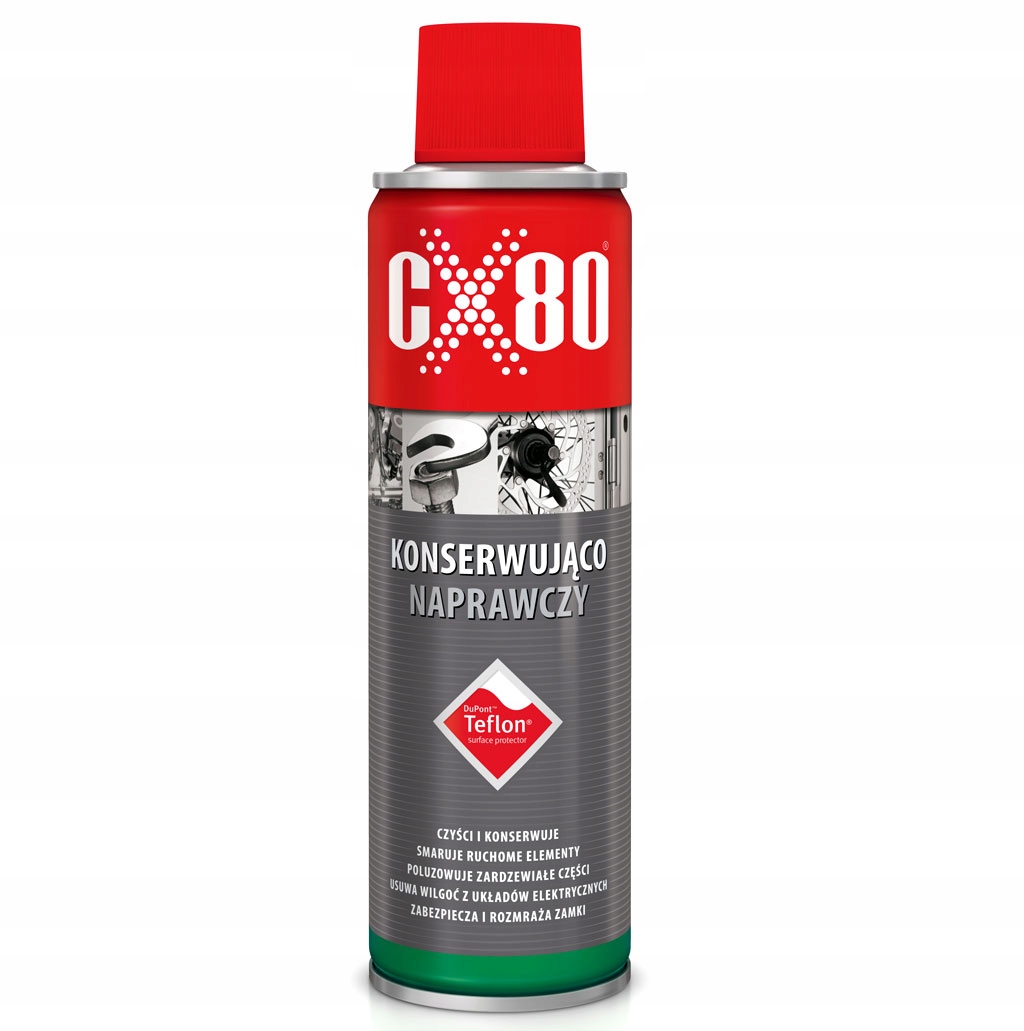 

CX80 Płyn Konserwująco-naprawczy Teflon 250ml