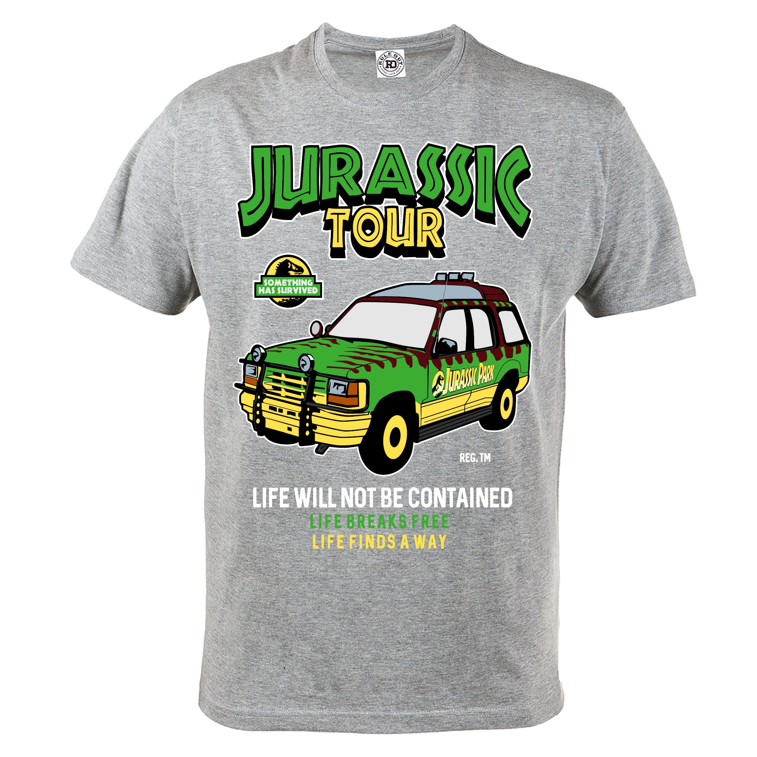 

Koszulka Motoryzacyjna Jurassic Tour MOTO167 Grey