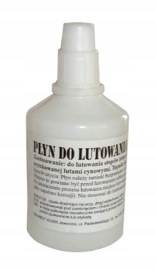 

Kwas Płyn Lutowniczy Do Ocynku 100ml Topnik