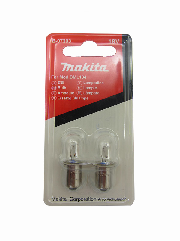 

Makita Żarówki 2SZ BML184 18V B-07303