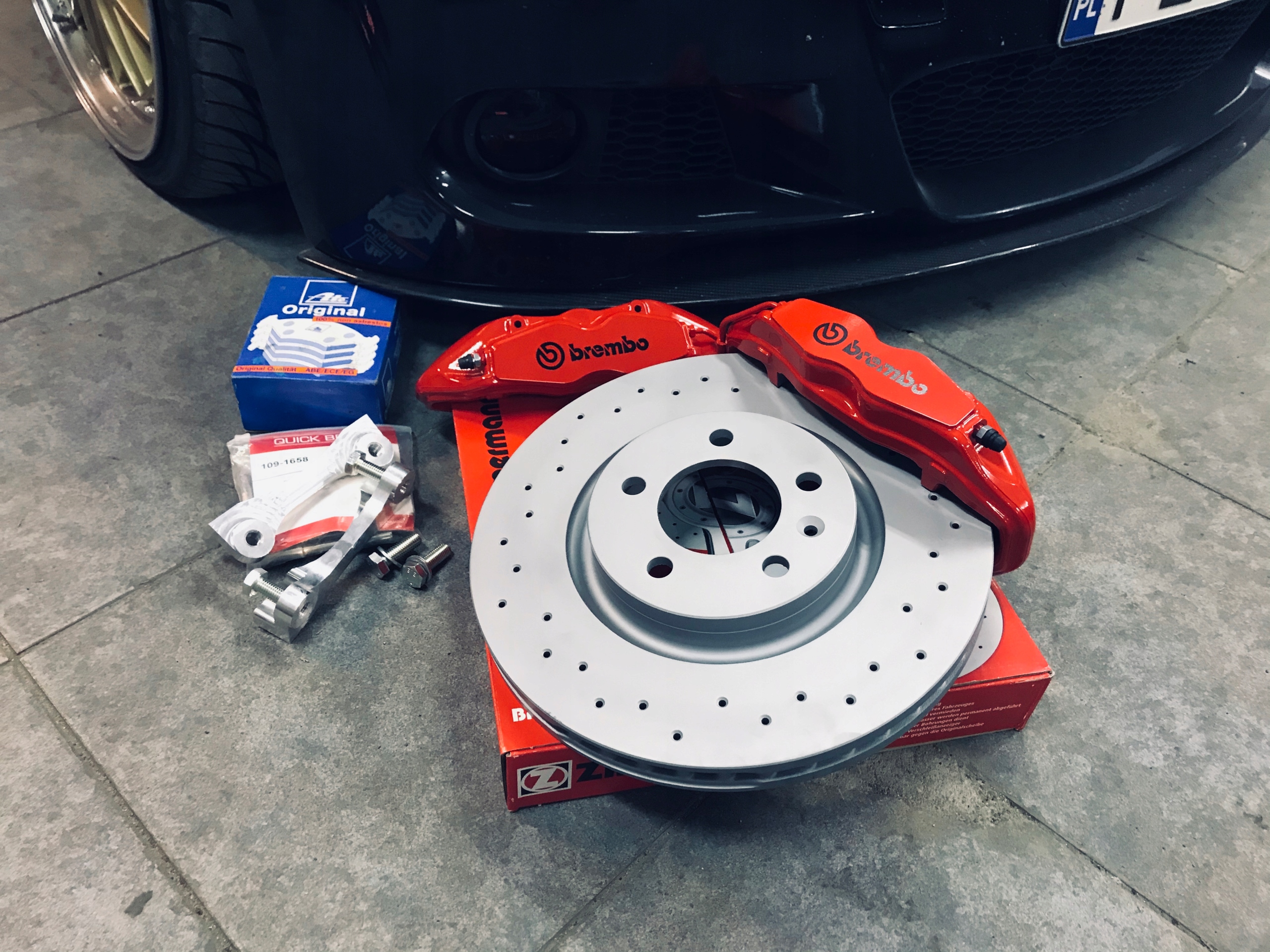 Большой тормоз BMW E36 E46 BREMBO 4ТОЛОЧКИ 337 мм замена новый