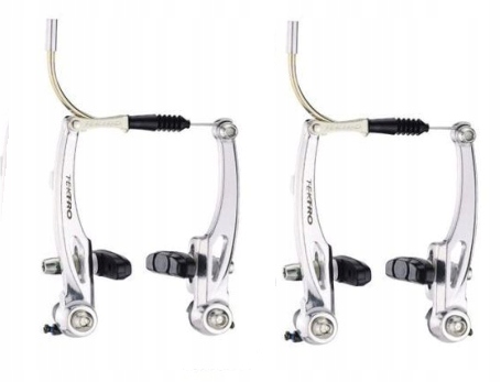 

Hamulce kpl przód/tył V brake Tektro 855AL srebrne