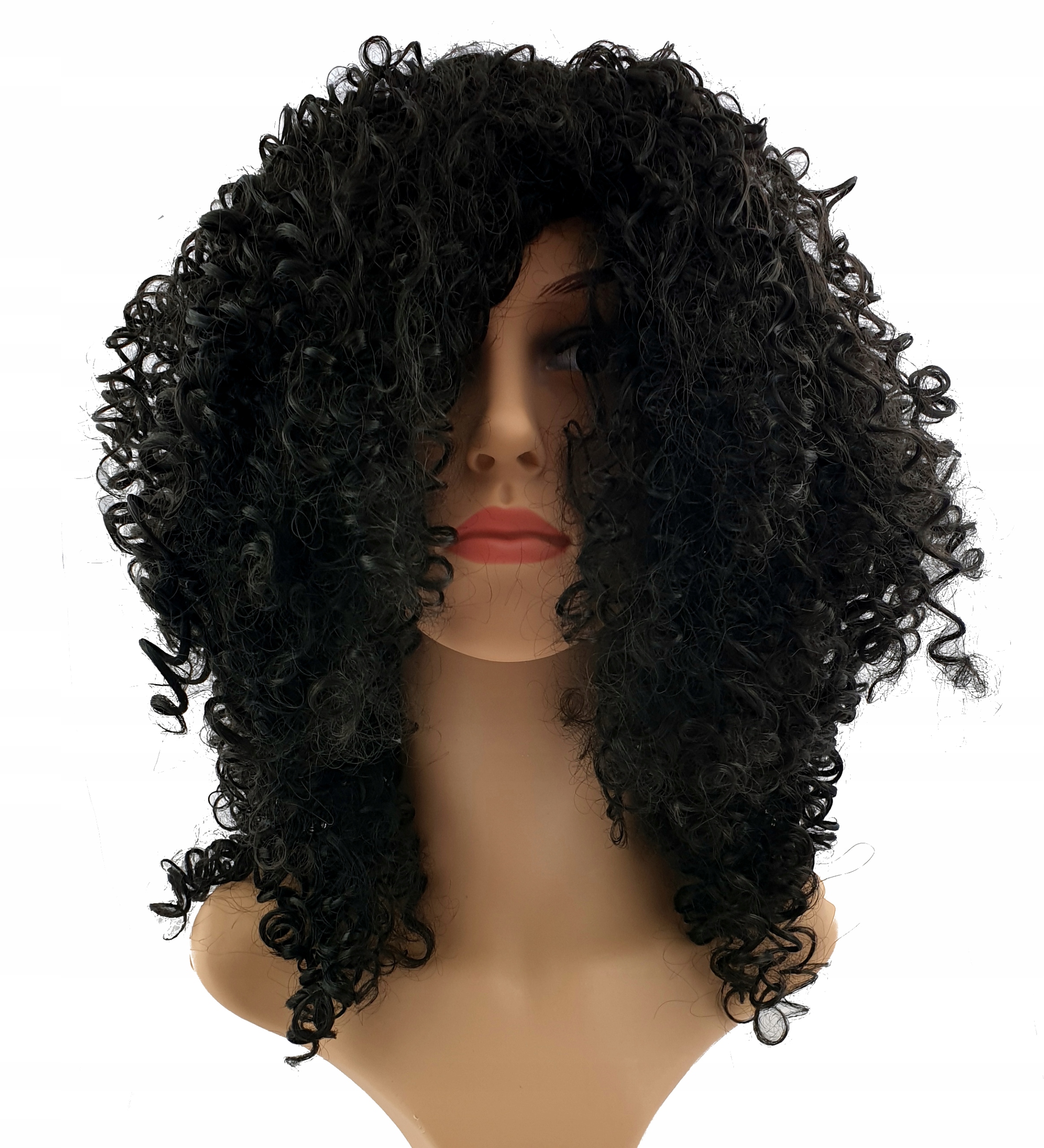 

Peruka Afro Loki Kręcone Cosplay Glam Rock Czarna