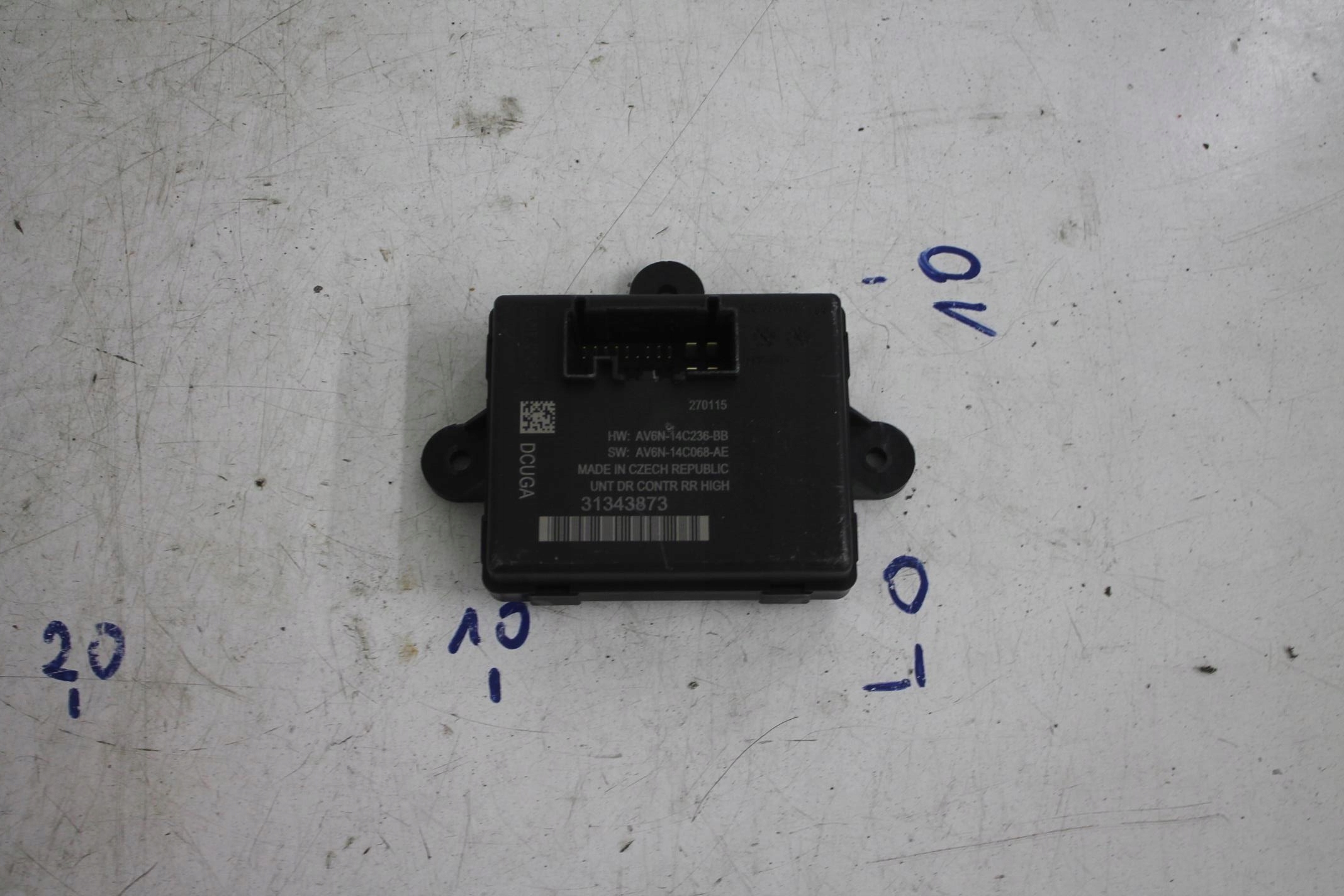 module door left rear part 31343873 VOLVO V40 II 12