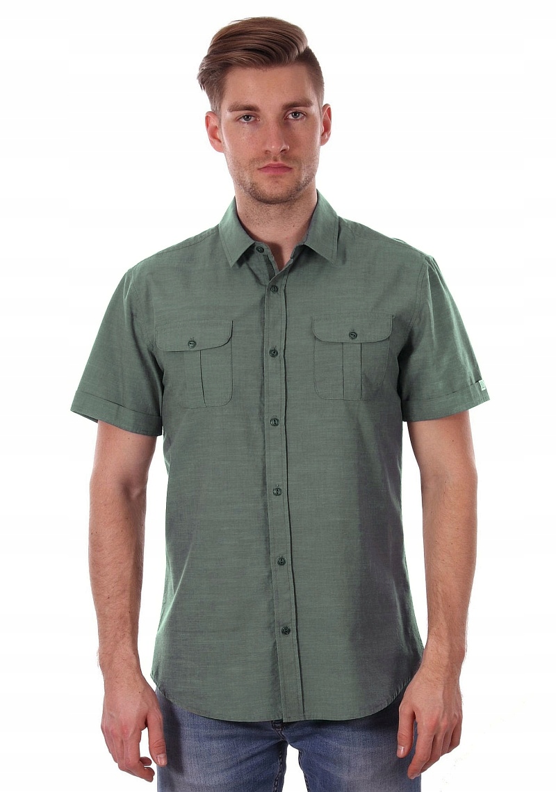 

Zielona Bawełniana Koszula -just Yuppi- XL
