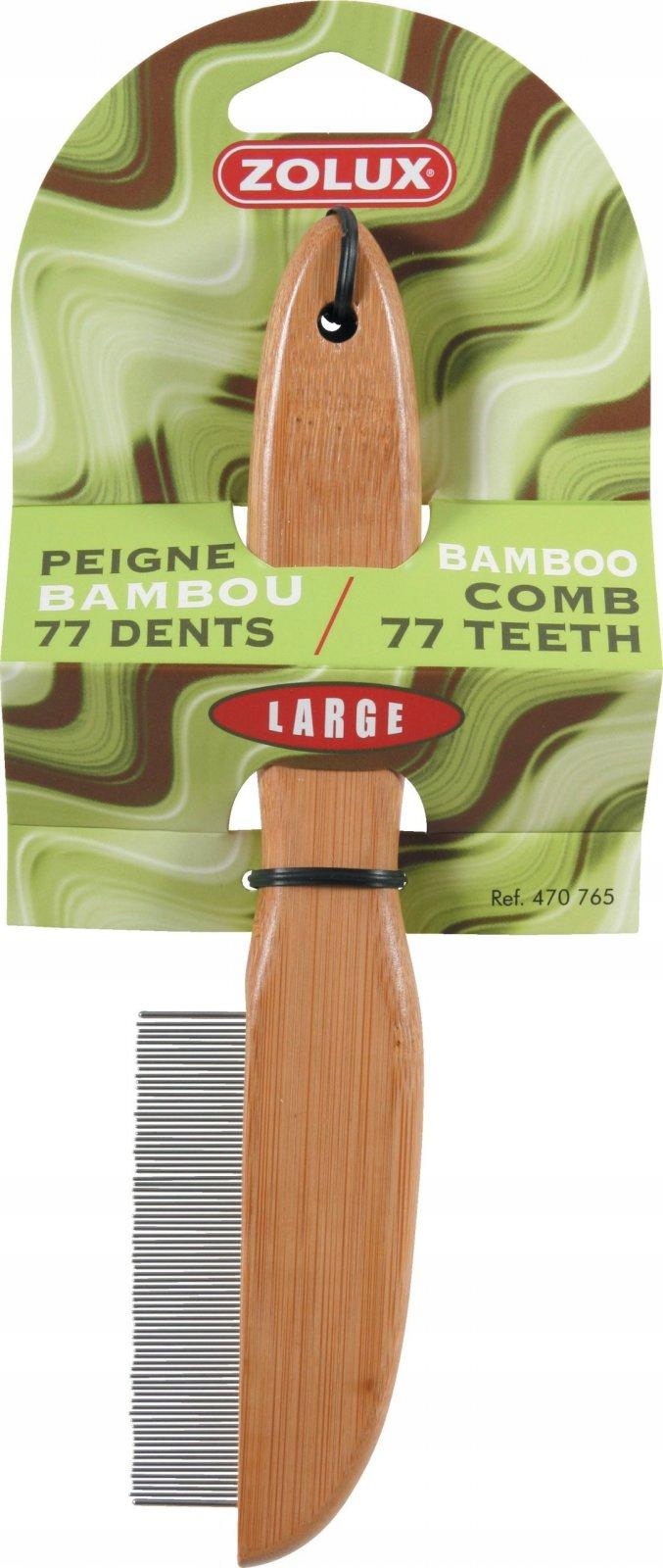 

Zolux Grzebień "Bamboo" 77 zębów duży