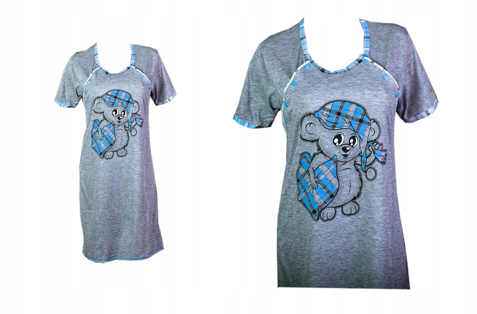 

Koszula nocna ciążowa damska karmiących rozpinana