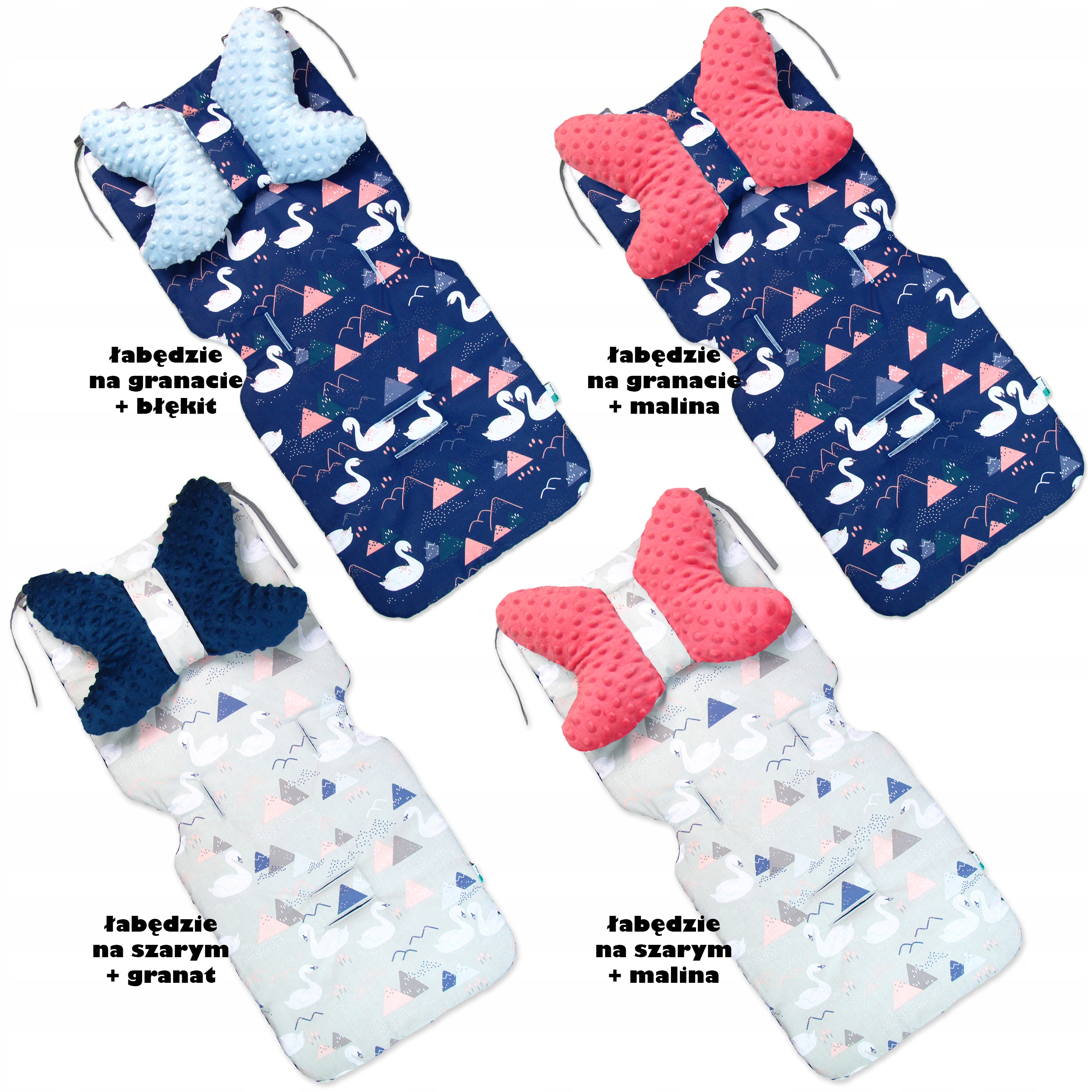 WKŁADKA do wózka + MOTYLEK __ Uniwersalna __ Wzory Marka inny