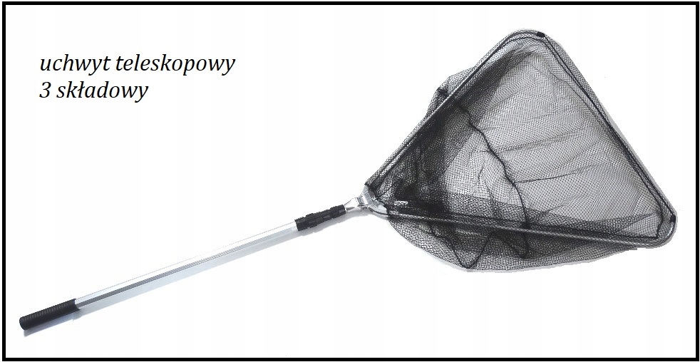 PODBIERAK GUMOWANY NA KARPIA 250 CM SKŁADANY TELESKOPOWY+ŚWIETLIKI+STOPERKI Marka inna
