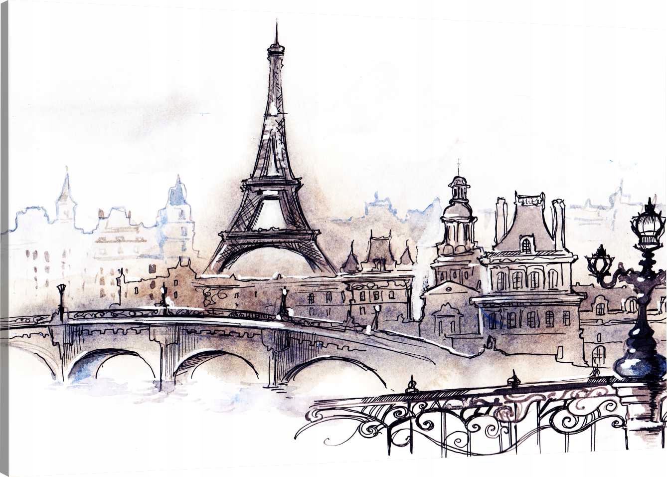 Рисунки Парижа карандашом для срисовки