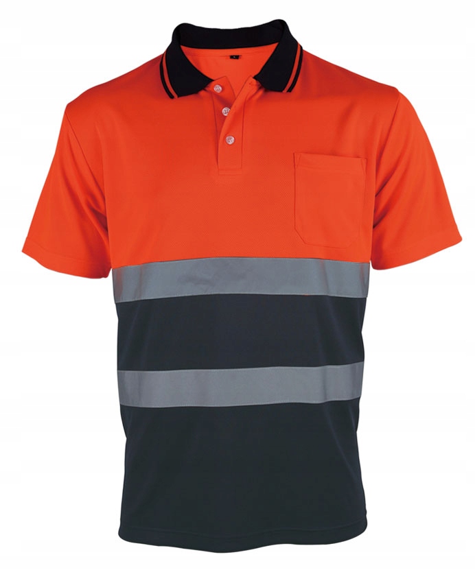 KOSZULKA T-SHIRT ODBLASKOWA VIZWELL VWTS01B żółta r. L Rozmiar L