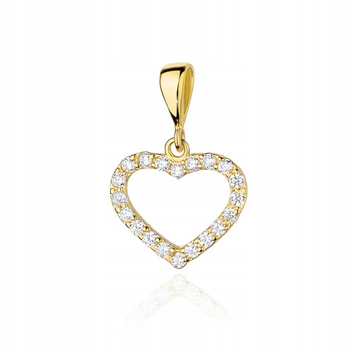 

Złota zawieszka z brylantami -Serce- 0,28 ct !!
