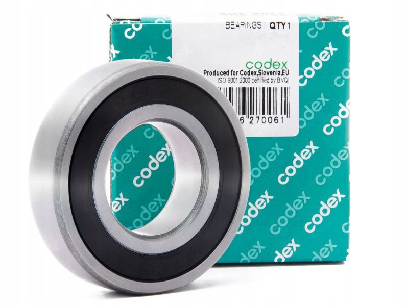 

6012 2RS Codex Łożysko kulkowe 60x95x18