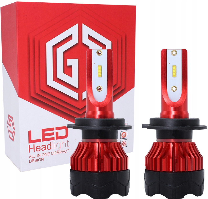 

Żarówki Led H7 Gt Cob +300% Mocna Żarówka