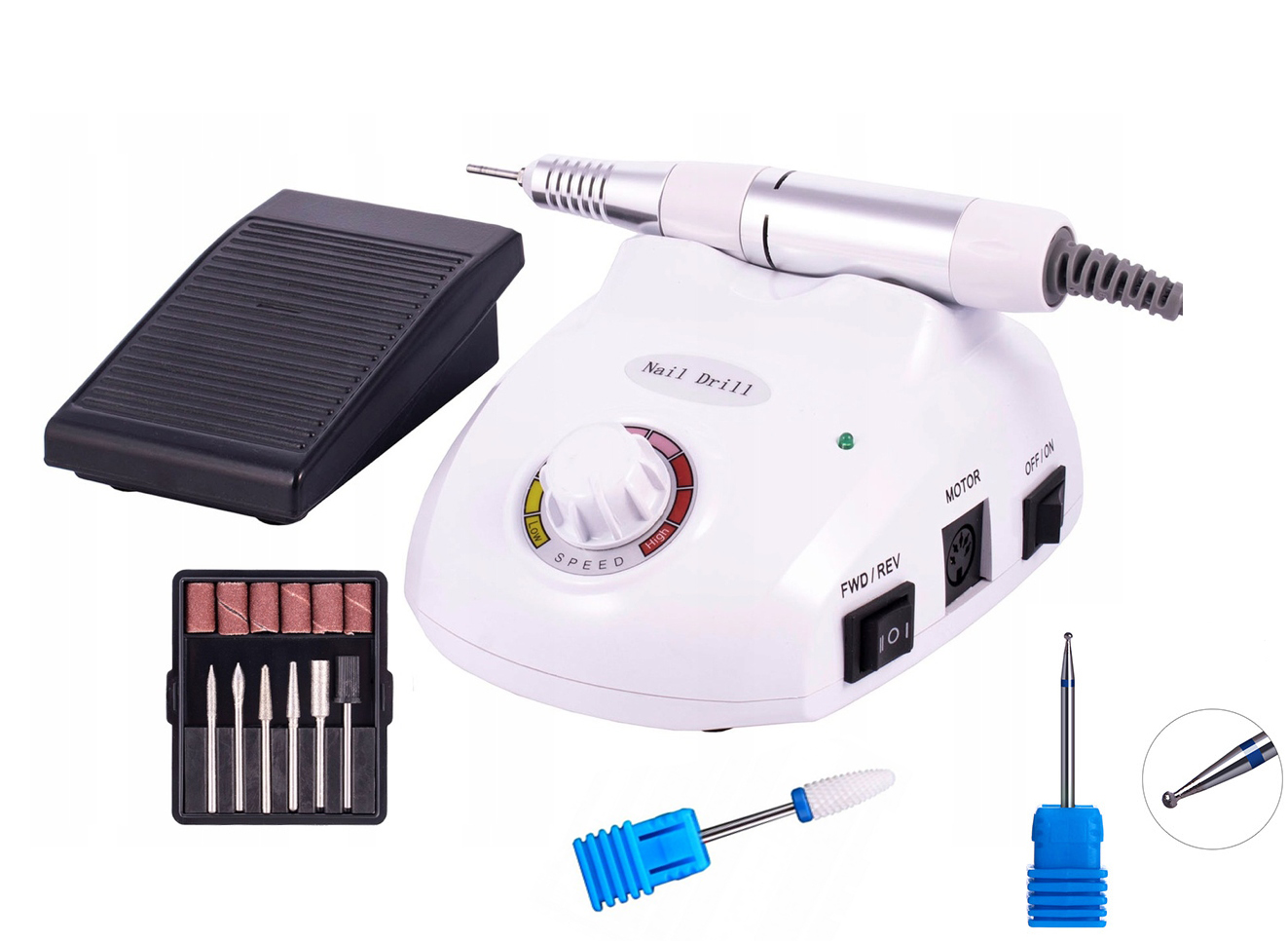 Frezarka Do Paznokci Manicure Pedicure MOCNA 40W