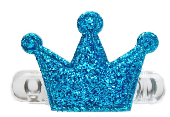 

Spinki Korony Super Mini Mały York Turkusowe