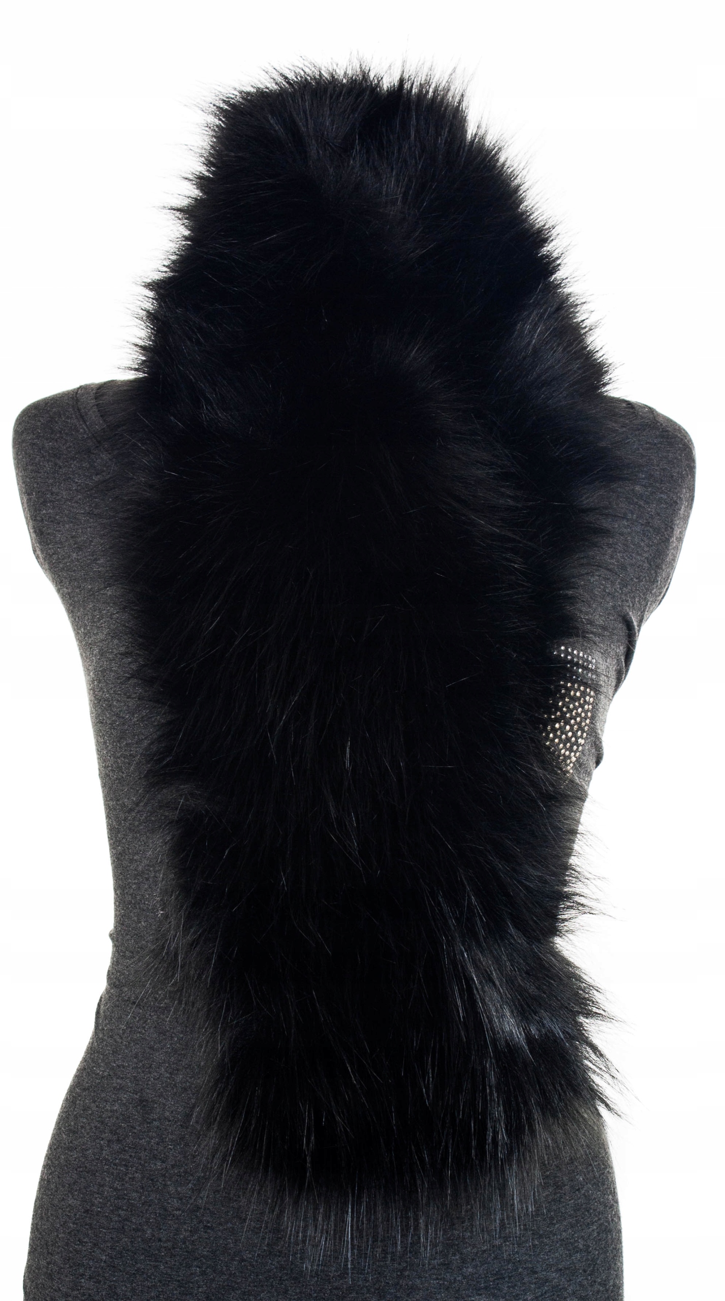 

Futrzany szal futerkowe obszycie futrzany kołnierz