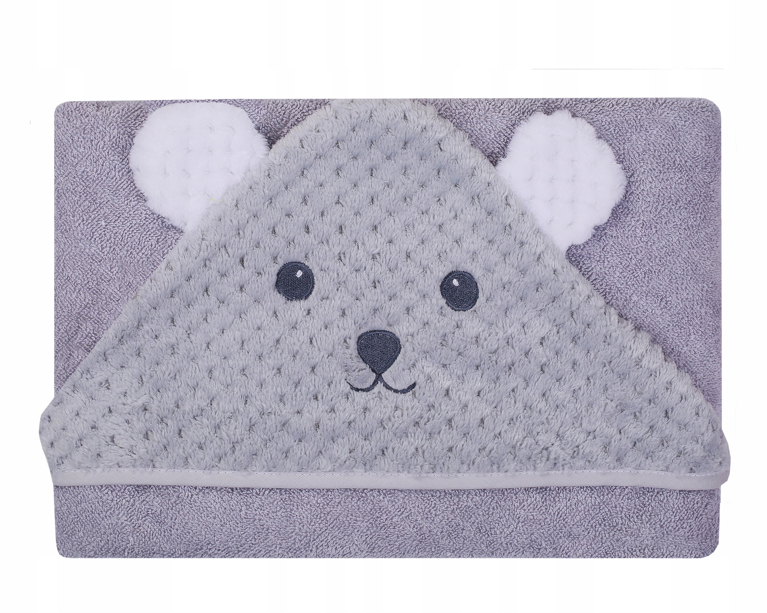 

Duetbaby Okrycie kąpielowe Soft 100x100 cm szare