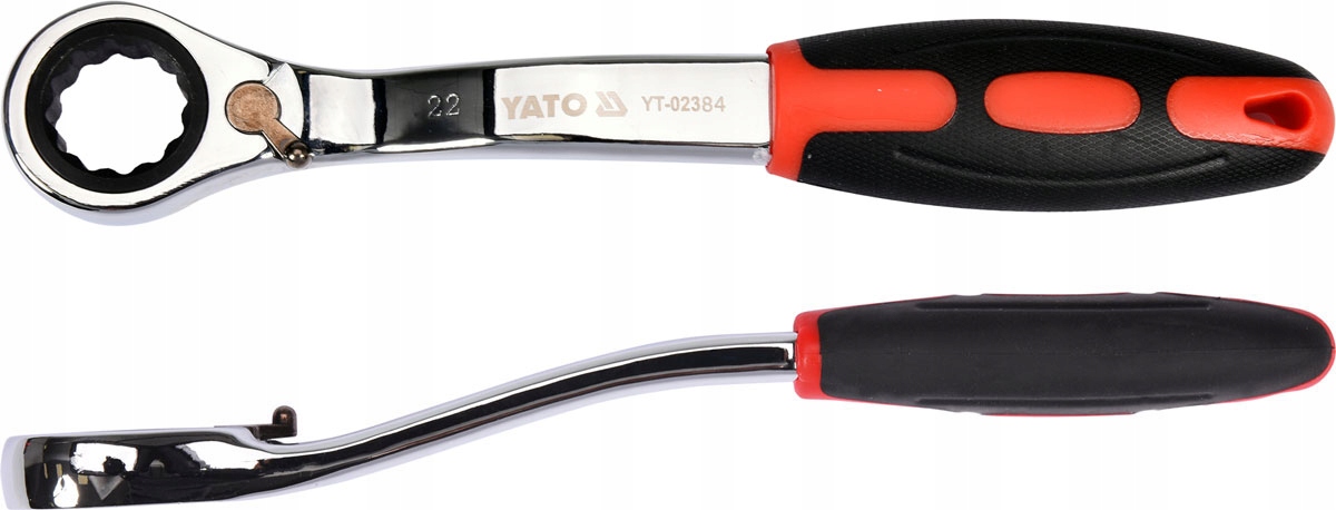 

Yato Klucz Oczkowy 22mm Grzechotka Odgięty CrV