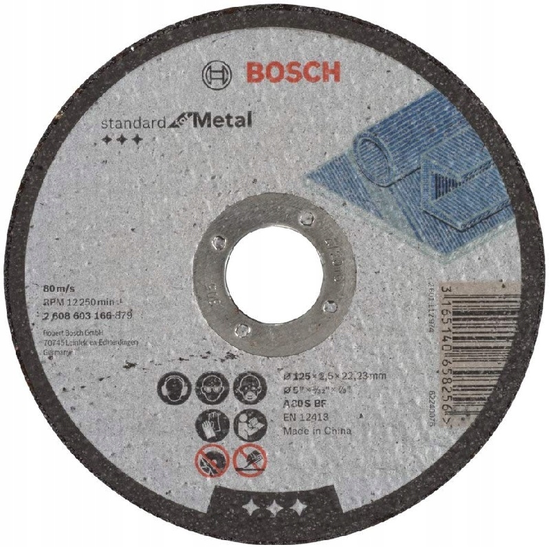 

Bosch Tarcza Korundowa Do Metalu 125x2,5