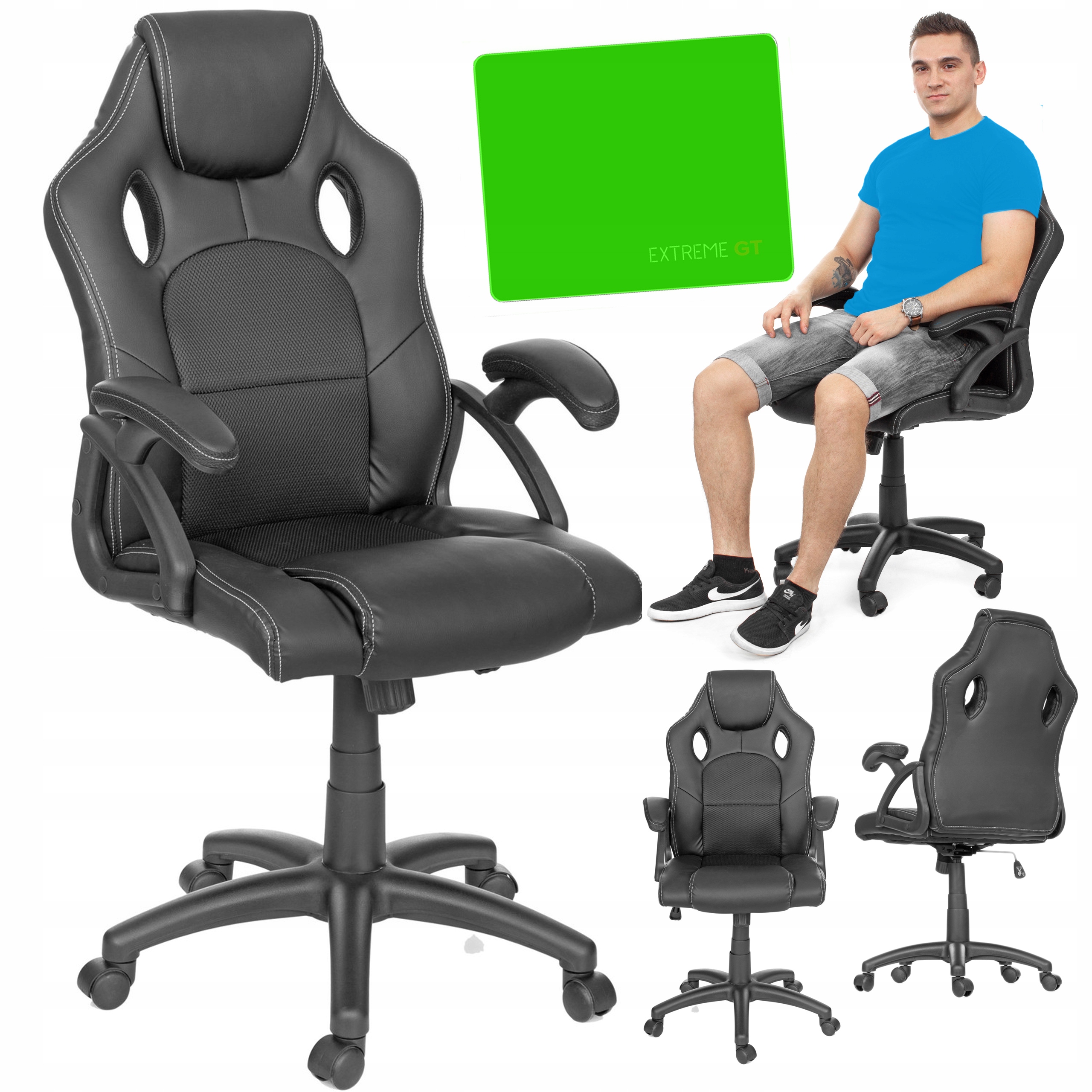 

Biurowy Fotel Obrotowy Gamingowy Krzesło Gracza XL