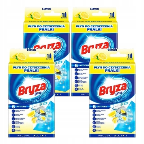 

Bryza Płyn do Czyszczenia Pralki Lemon 4x250ml