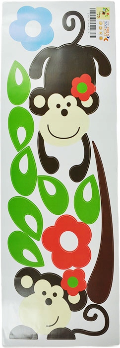 NAKLEJKI ŚCIENNE NA MEBLE ŚCIANY MAŁPKI