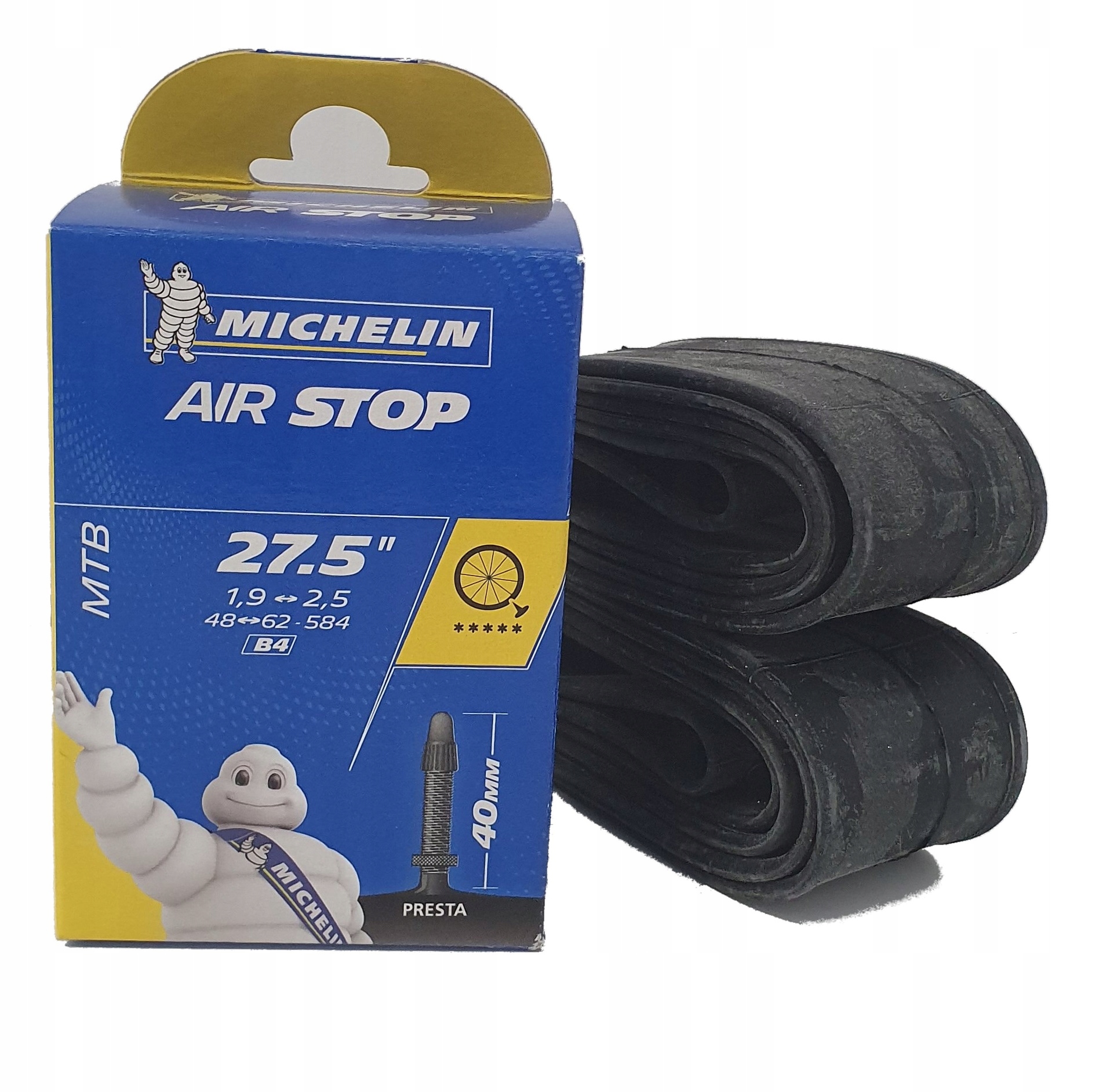 

Dętka Michelin B4 Airstop 27,5" 40mm Presta