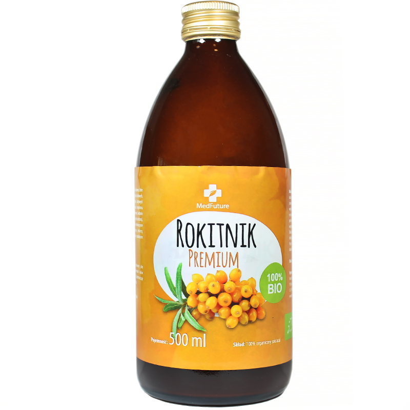 

Rokitnik Premium sok 100% Bio Eko Bez Konserwantów