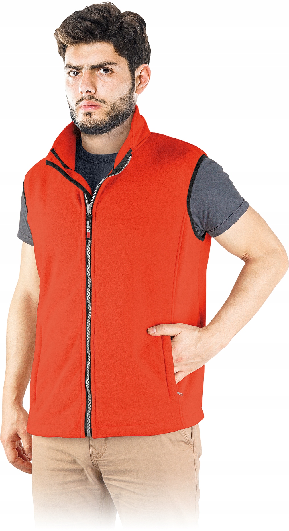 

Bezrękawnik męski z polaru Reis Vhoney