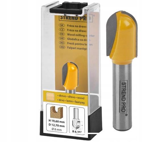 

Frez Do Drewna Rowkujący U Trzpień 8mm