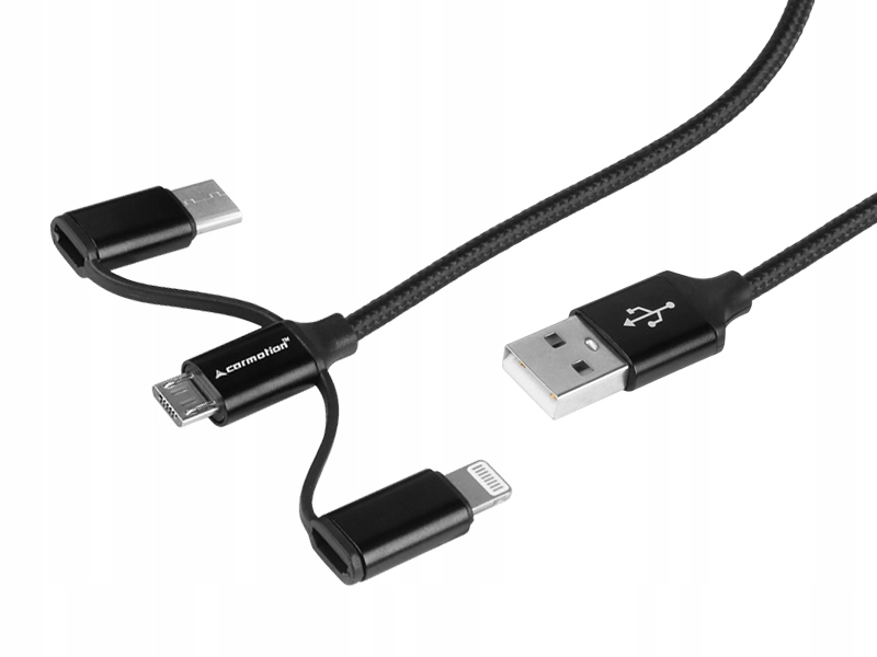 

Kabel do ładowania i synchronizacji 120 cm 3w1