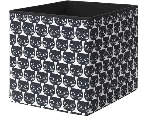 

Ikea Drona Pudełko Do Regałów Kallax Czarny Wzór