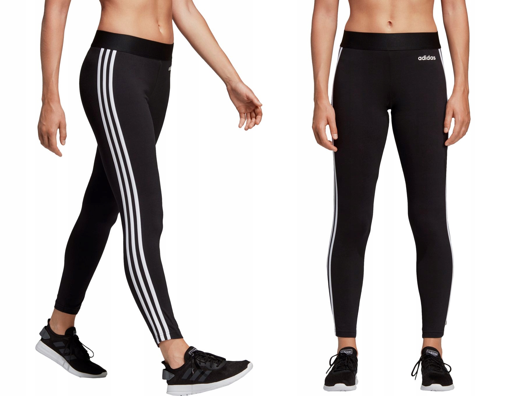 

Damskie Spodnie Legginsy Leginsy Adidas Czarne
