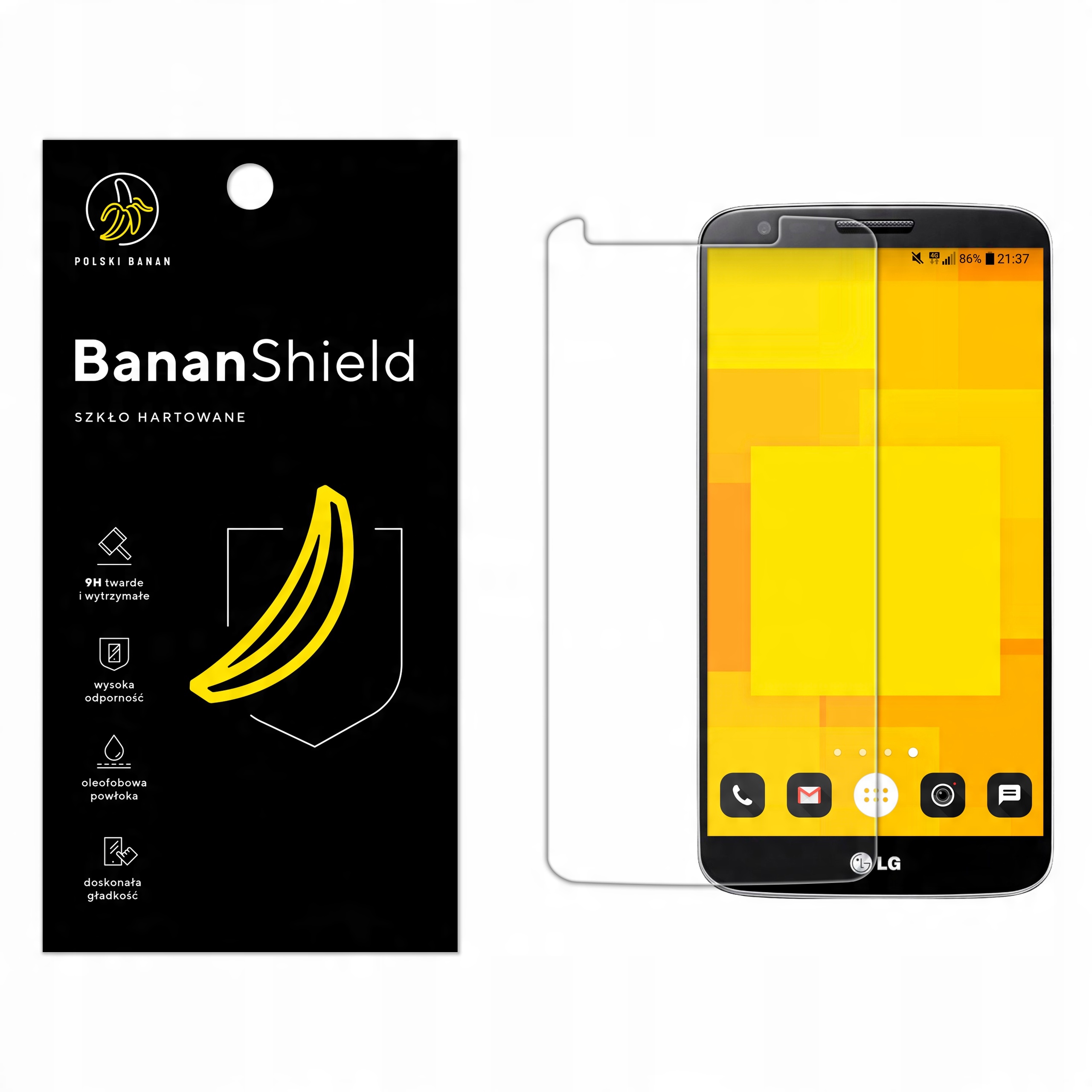 

Szkło Hartowane Polski Banan 9H do Lg G2