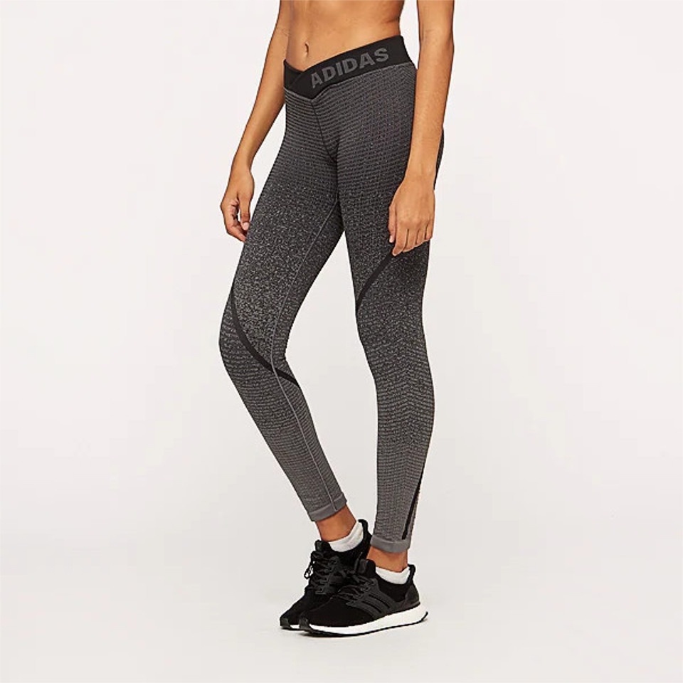 Adidas Alphaskin 360 Grey Four Seamless Tights r S