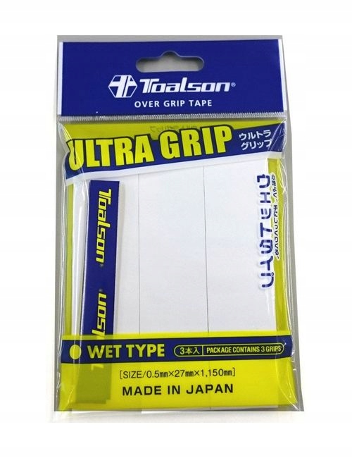 

Owijki Zewnętrzne Toalson Ultra Grip White 3 Szt