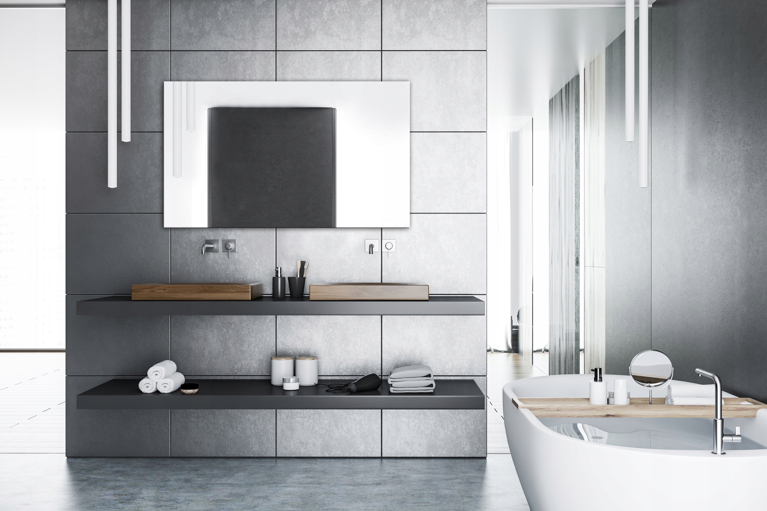 LUSTRO ŁAZIENKOWE 80x60 PROSTOKĄT Kod producenta TAFLA062