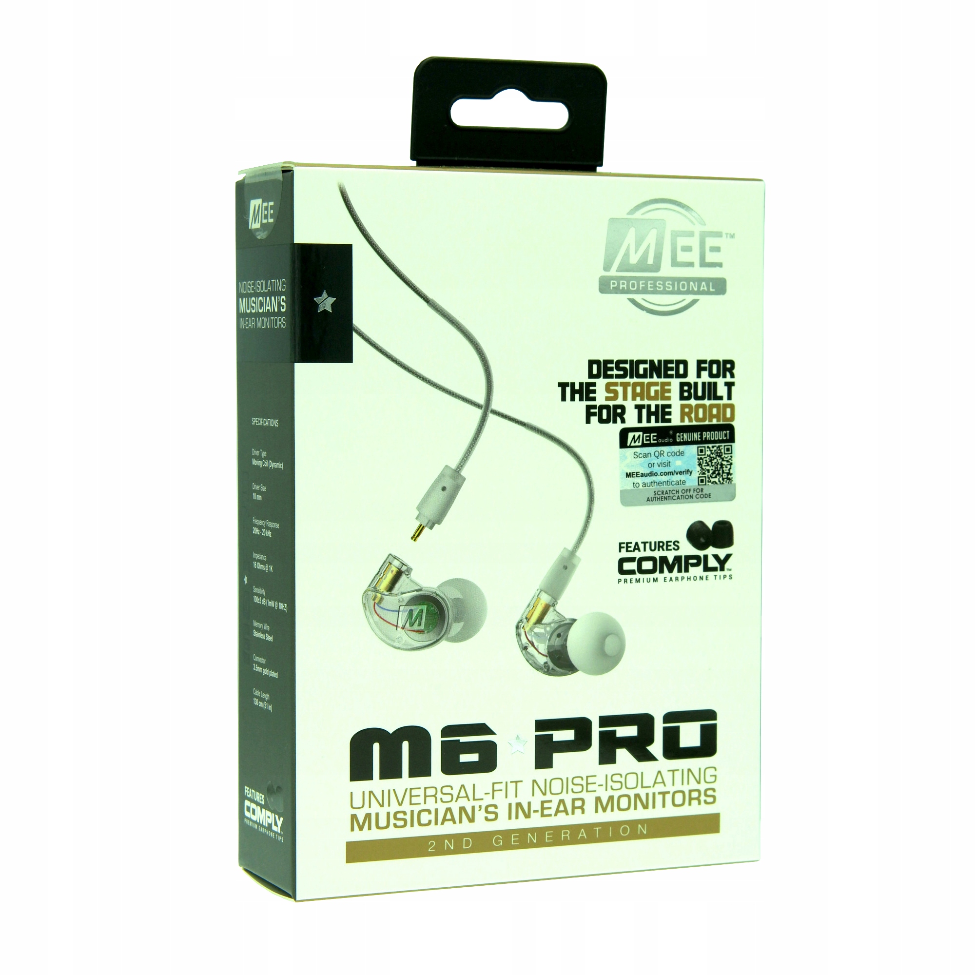 

Mee Audio M6 Pro G2 Słuchawki Dokanałowe Mic White