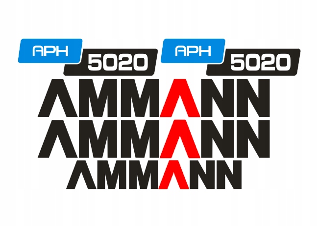 Samolepky samolepící nálepka Ammann Aph 5020