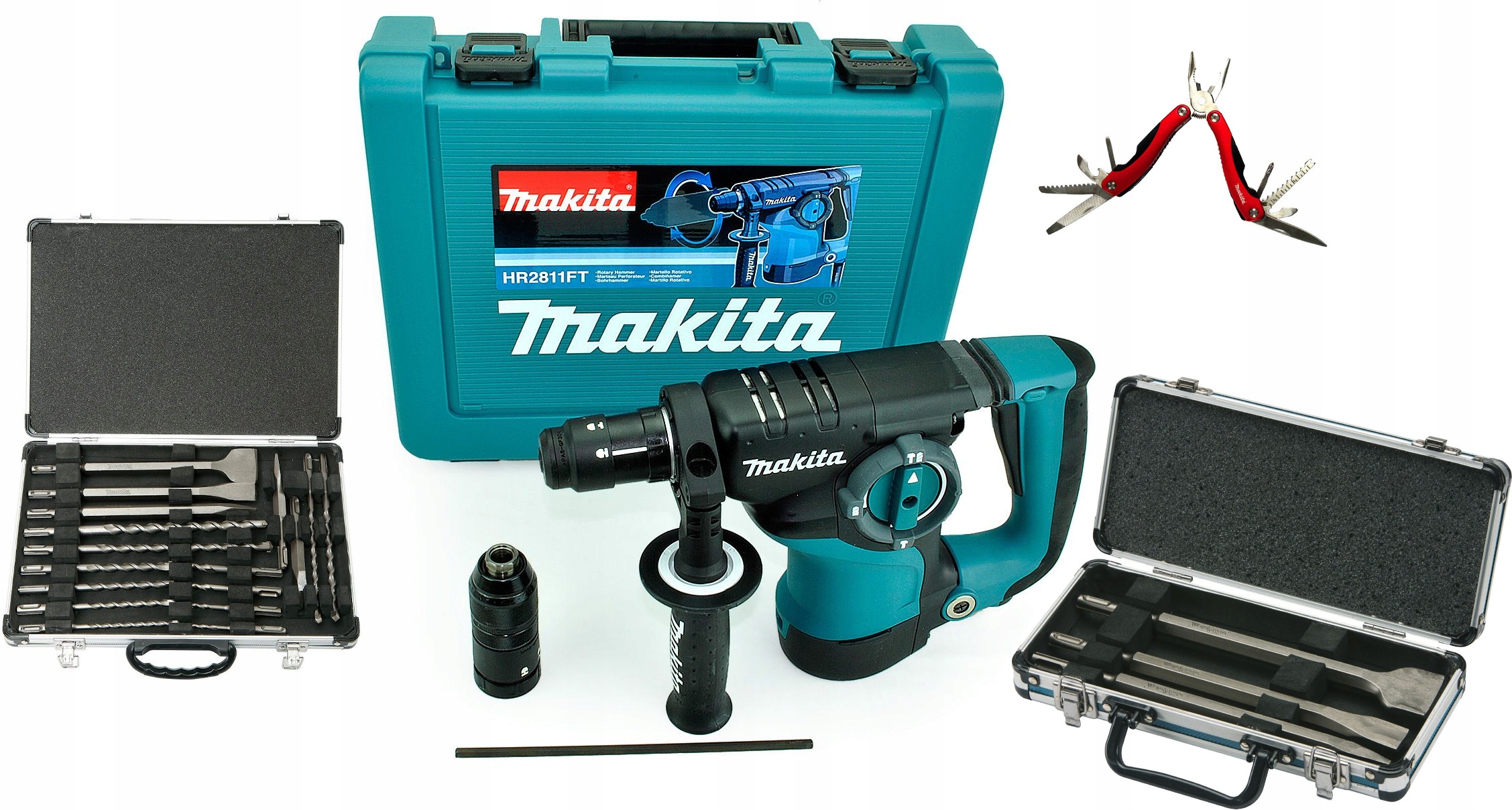 

Makita Młotowiertarka HR2811FT Gratisy
